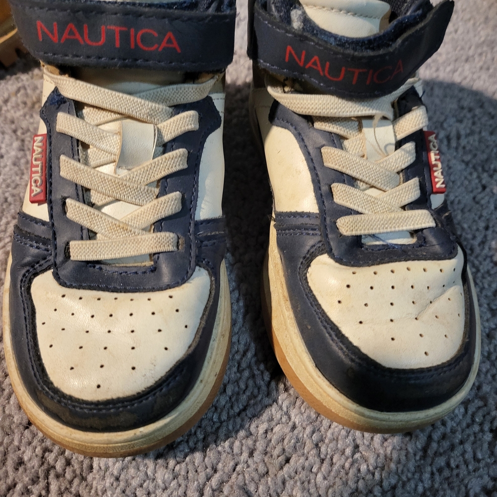 Nautica Kids' Navy and Cream Sneakers